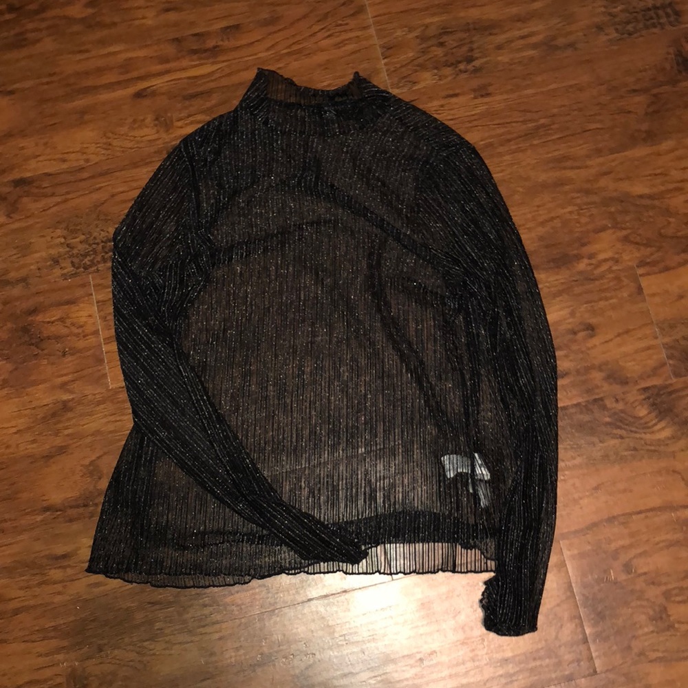 Forever 21+ see-through turtleneck